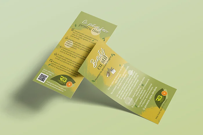 Flyer pentru salon de înfrumusețare