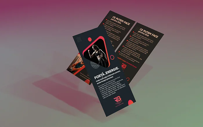 Flyer pentru sală de fitness