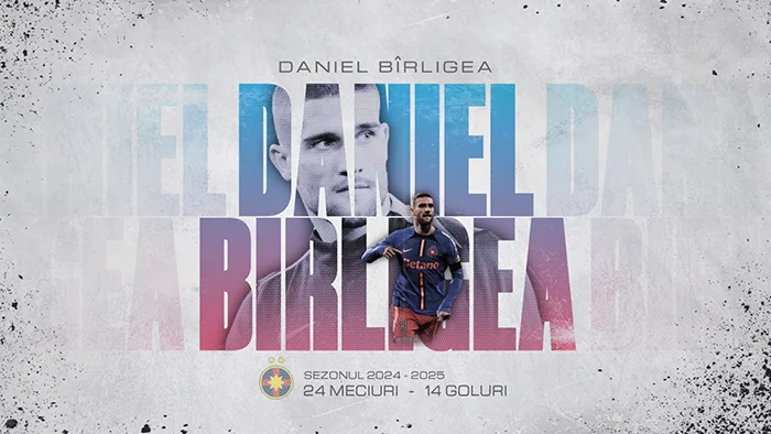 Daniel Bîrligea, roș-albastru